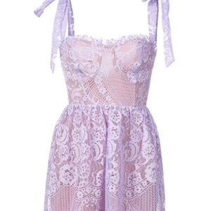 For love and lemons Valentina Lace Mini Dress